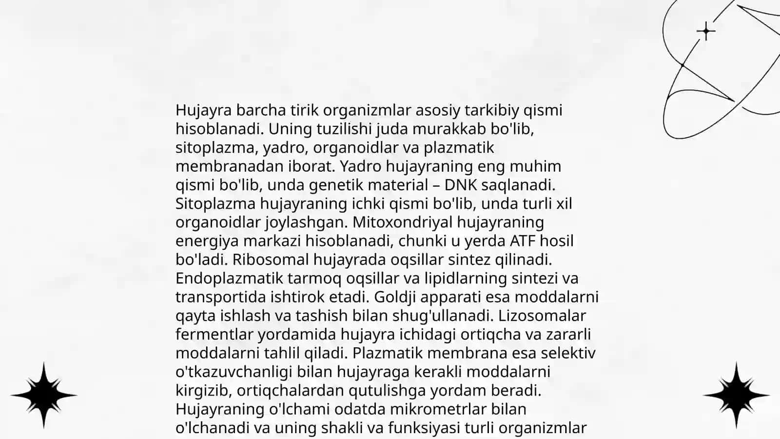 Hujayra nazariyasi, uning shakllari va evolyutsiyasi 4