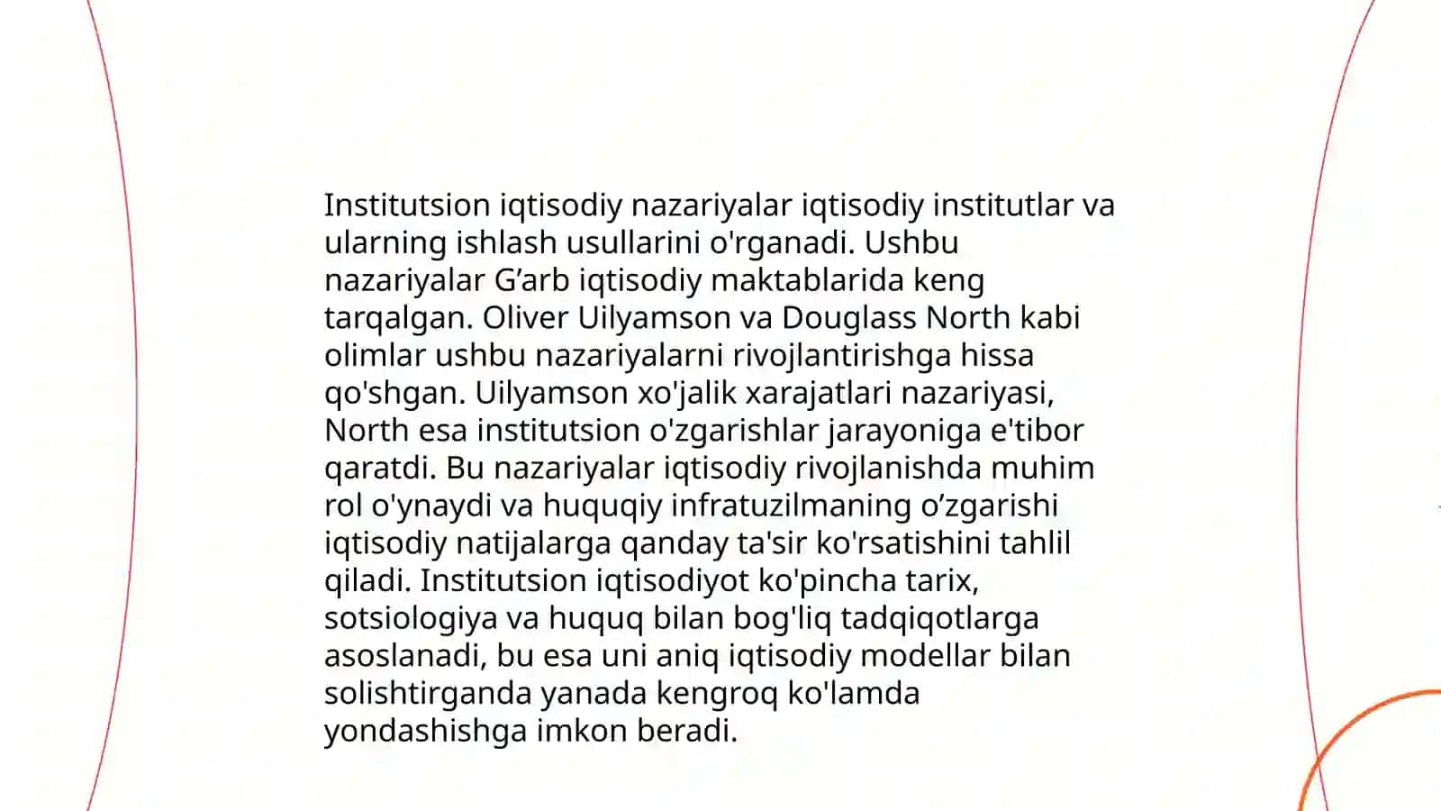 Institutsional iqtisodiyot vazifalari 4