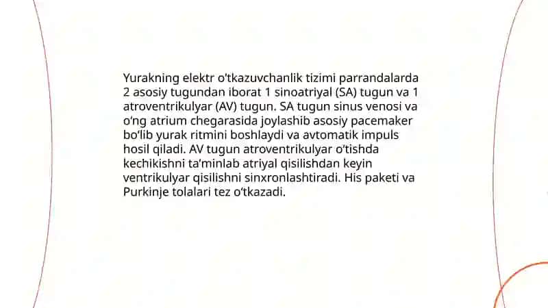 Parrandalarning yurakim qon tomirlari fiziologiyasi 4