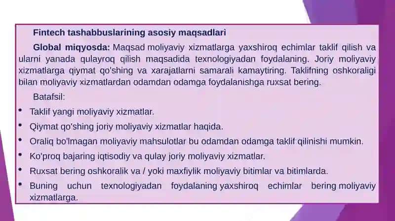 RAQAMLI IQTISODIYOTDA MOLIYAVIY TEXNOLOGIYALAR 4