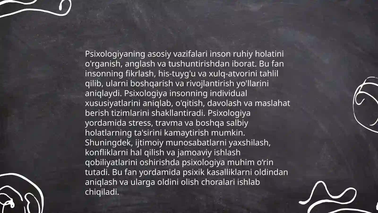 Psixologiya fanining maqsad va vazifalari 4