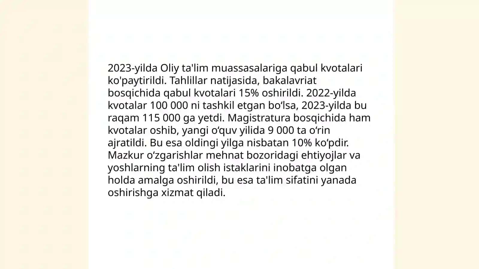 Ta'lim tizimini modernizatsiya qilish 4