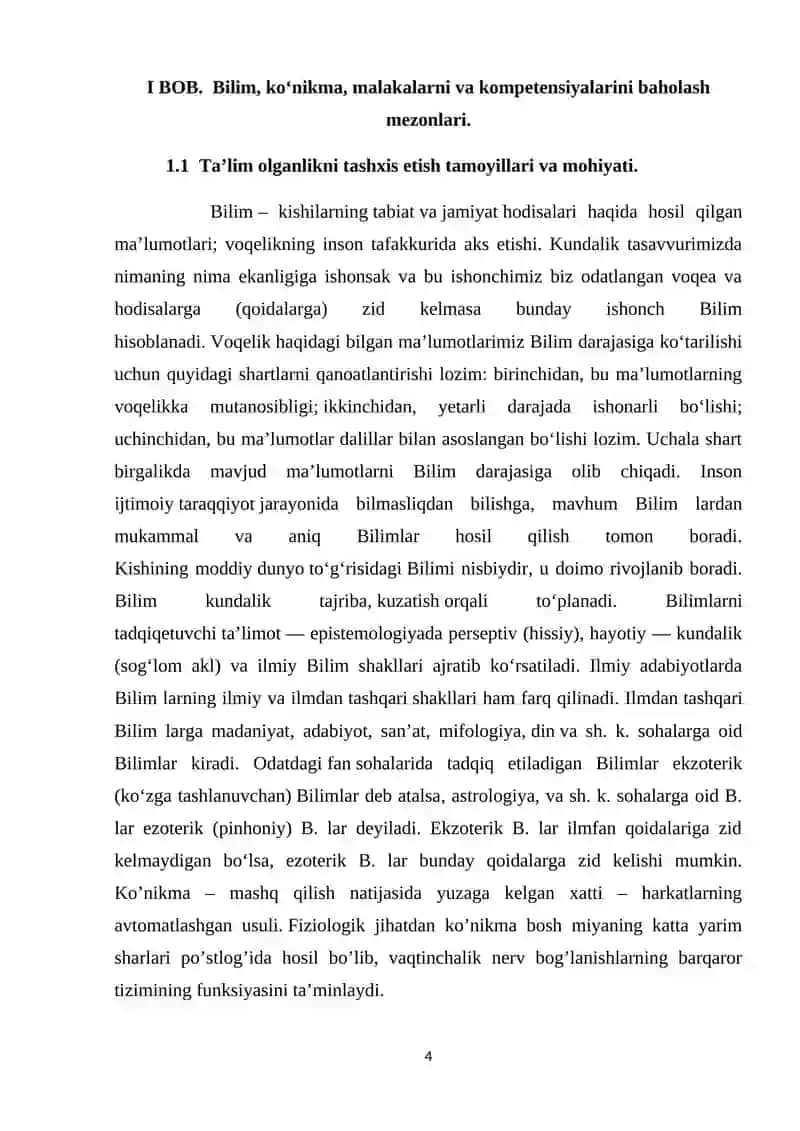 Ta’lim metodlari va nazorat turlari 4