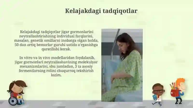 Jigarda gormonlarning zararsizlantirilishi,klinik ahamiyati 4