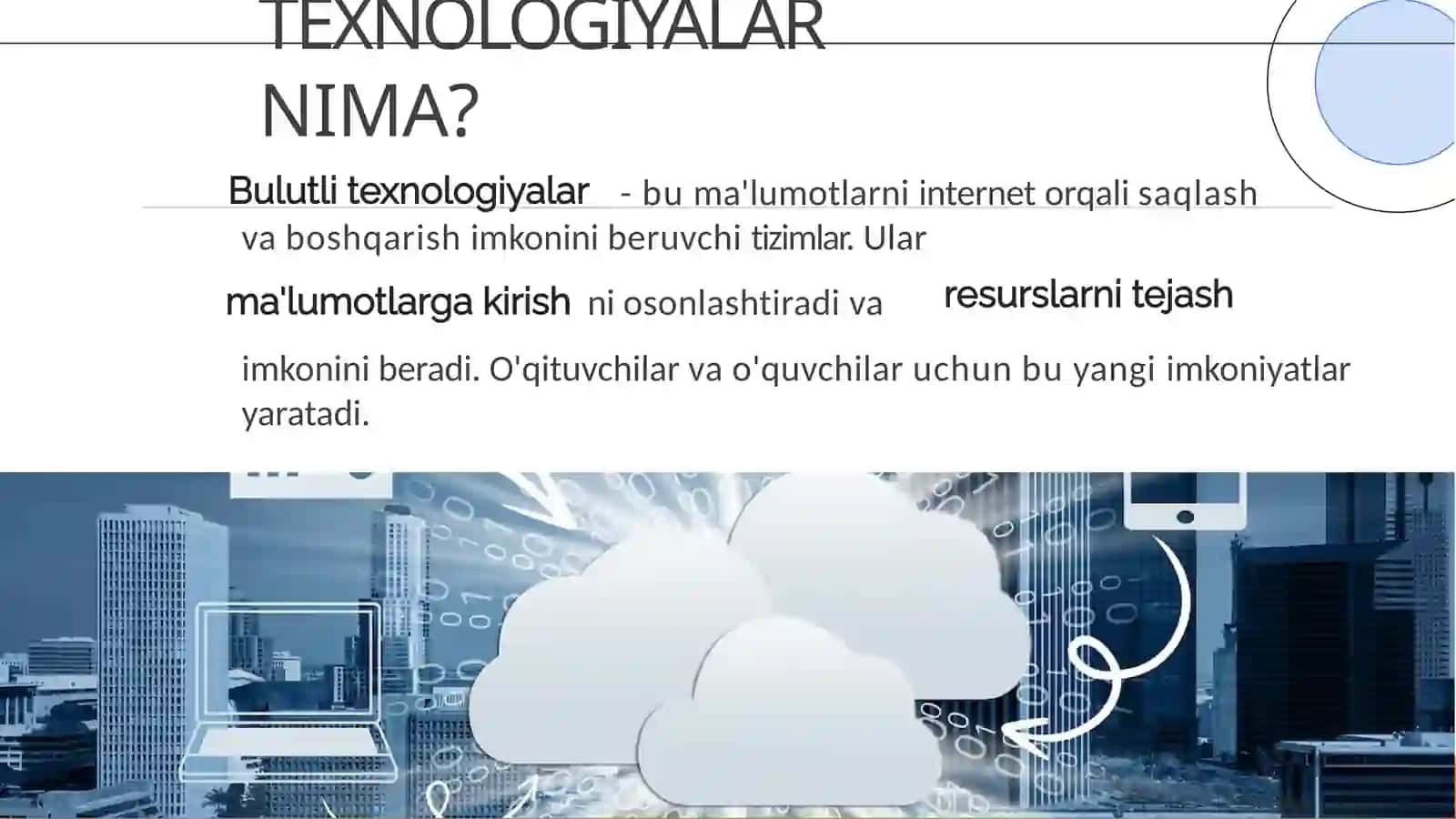 Bulutli texnologiyalar va ular bilan ishlash 4