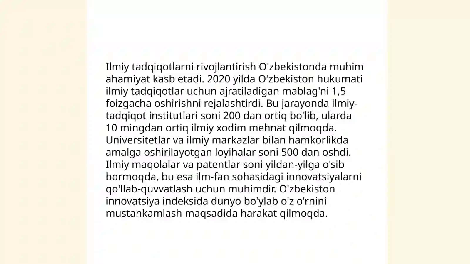 Oʻzbekiston respublikasi Oliy taʼlim tizimini 2030 yilgacha rivojlantirish konsepsiyasi 4