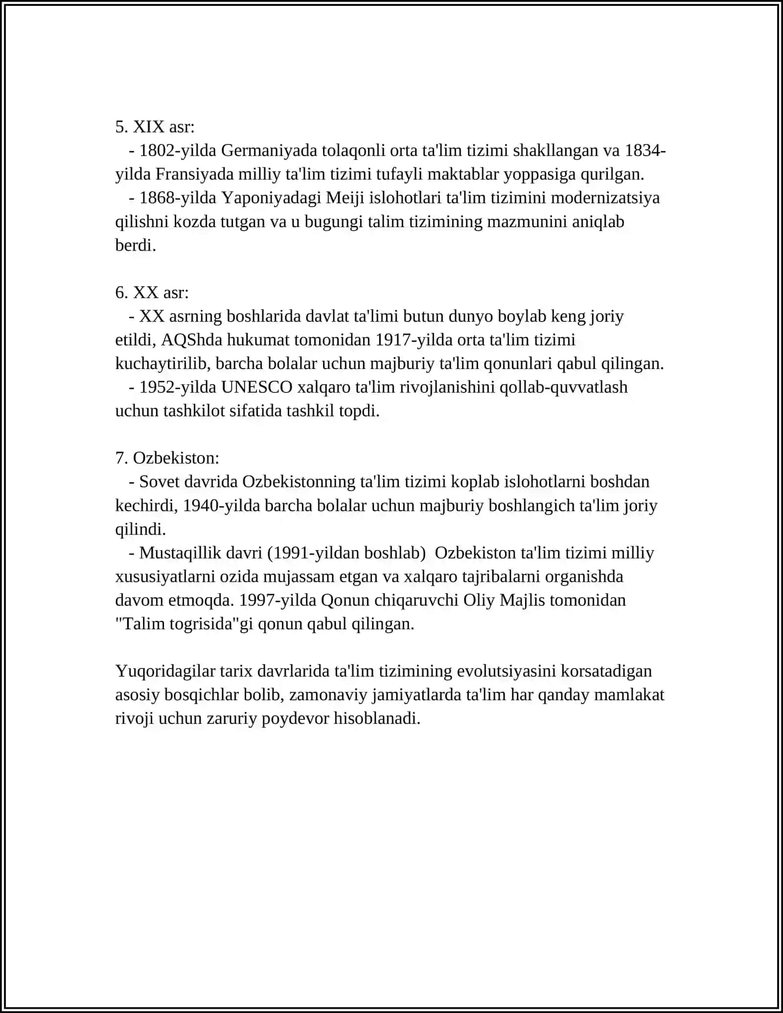 ROSSIYA FEDERATSIYASINING BOSHLANGICH TA'LIM TIZIMI HAQIDA 4