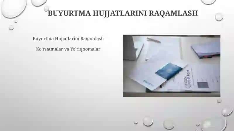 Farmoyish hujjatlari 4