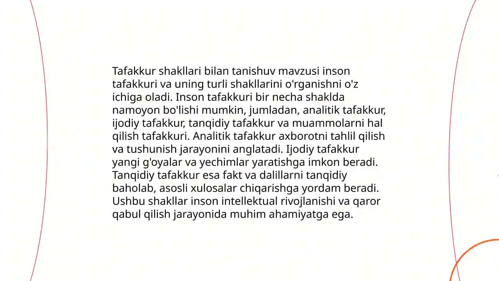 Tafakkur operatsiyalari 4