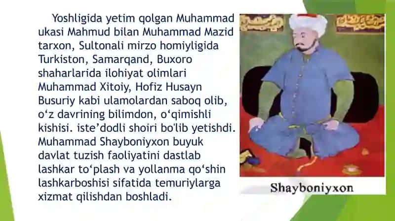 O’zbekiston hududlarini xonliklarga bòlinib ketishi,uning sabablari va oqibatlari. 4