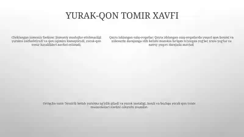 Chekish Sog'Liq Uchun Zarar 4