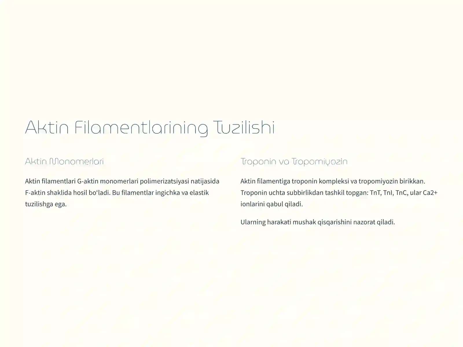 Mushak Qisqarish Mexanizmining Morfologik Asoslari: Kirish 4