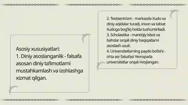 O'rta asr uyg'onish davri va yangi davr falsafasi 4