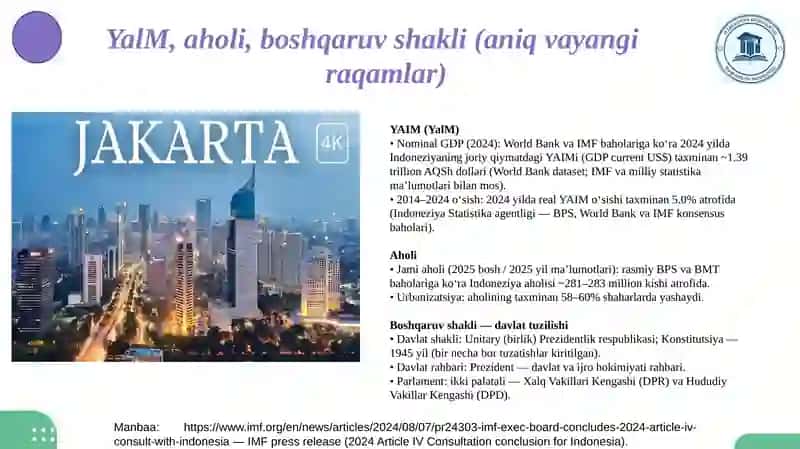 Indoneziyadagi davlat byudjeti tizimi va uning boshqarish mexanizmi 4