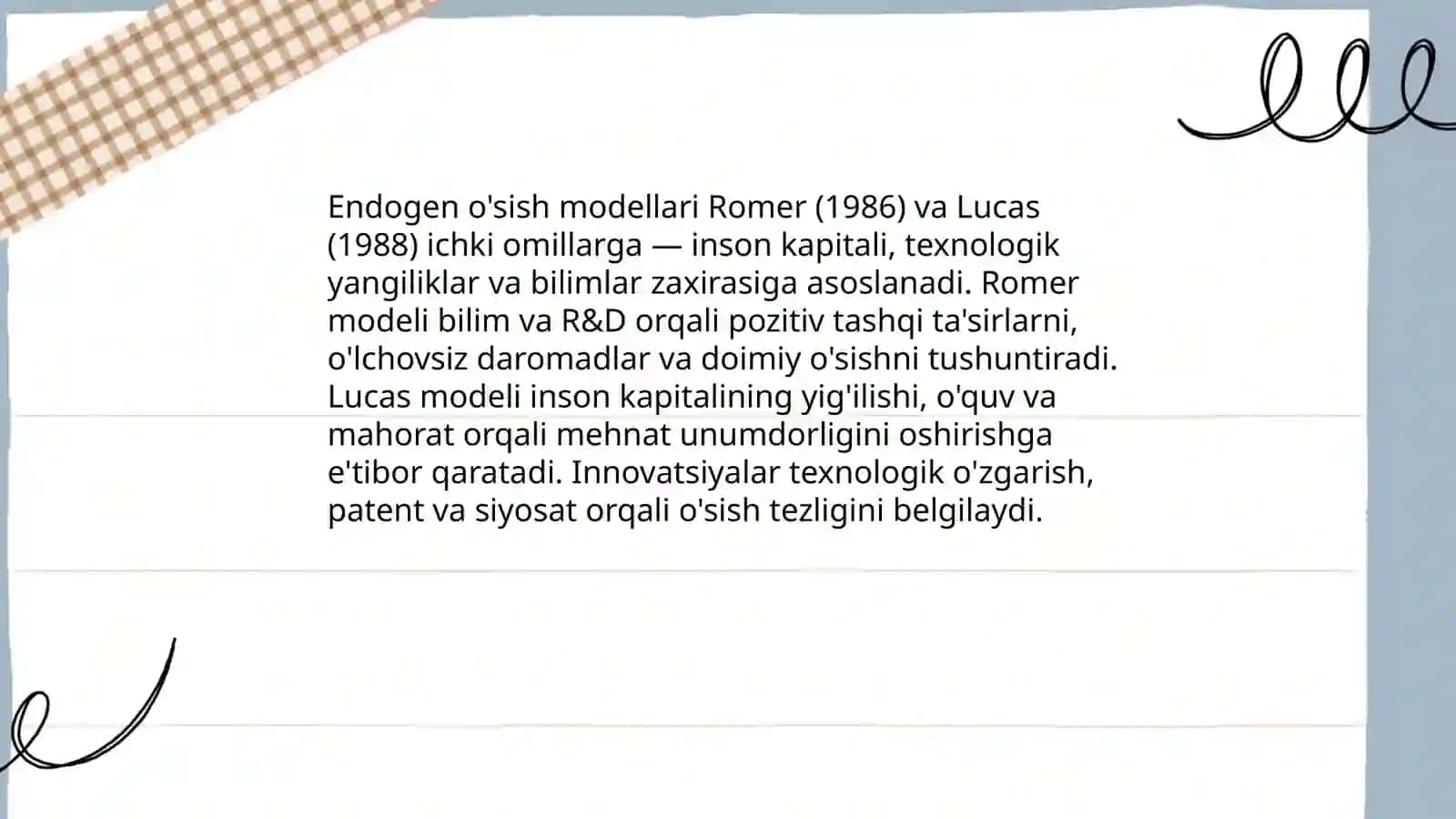 Iqtisodiy o'sish modellari asosida iqtisodiyotni tahlil qilish 4