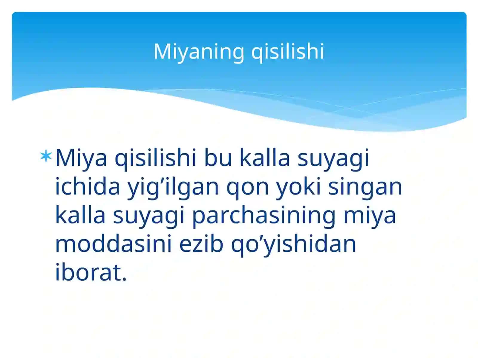 BOSH MIYA TRAVMALARI 4