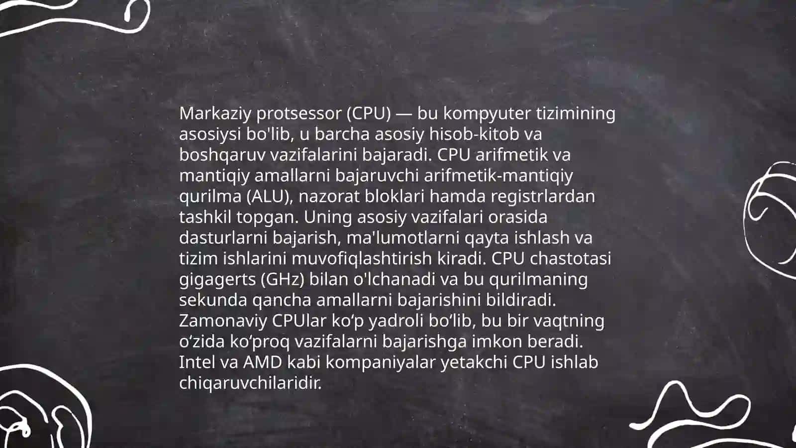 Kompyuterni tashkil etilishi tamoyillari va klassifikatsiyasi 4