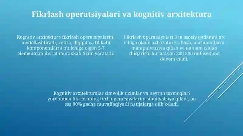 Fikrlashning axborotni qayta ishlash nazariyasi 4