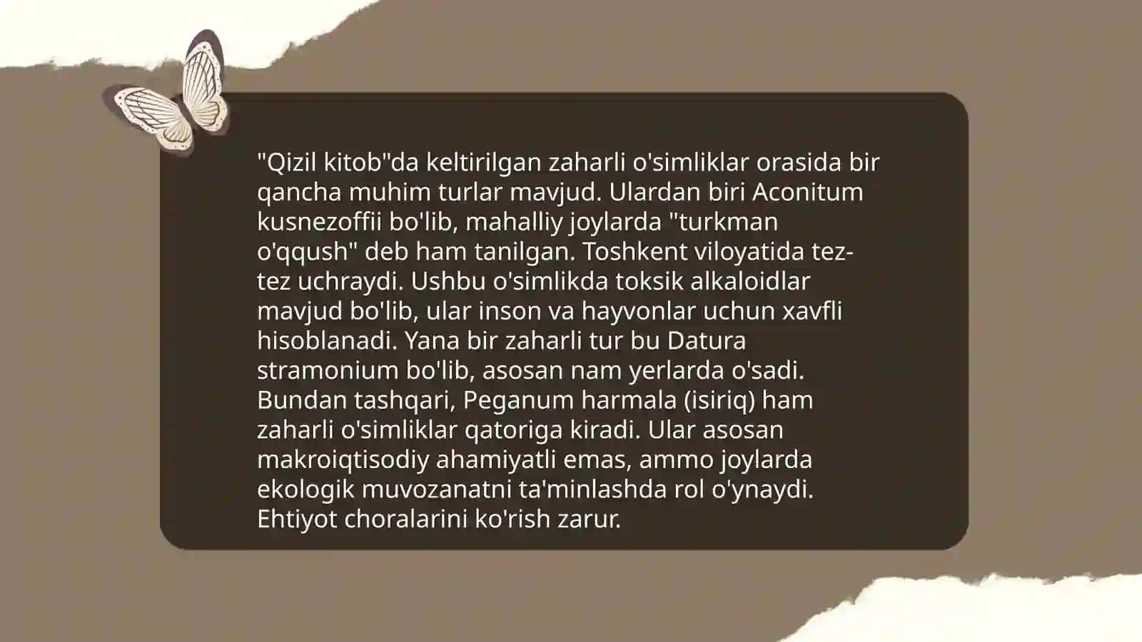 Oʻzbekistonning zaharli oʻsimliklari 4