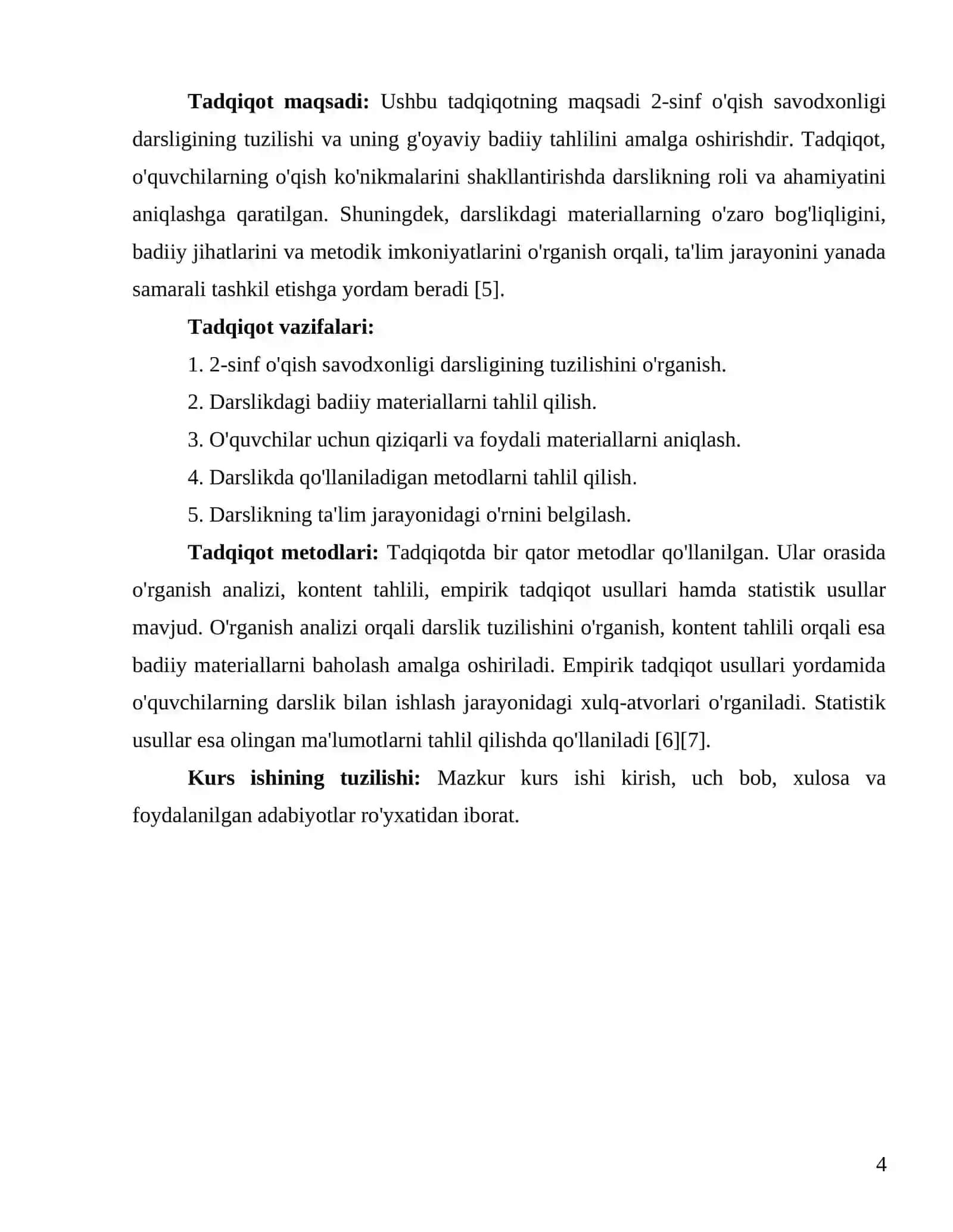 2-sinf o'qish savodxonligi darsligining tuzilishi g'oyaviy badiiy tahlili 4