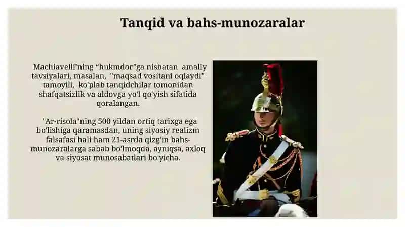 Makiavellining hukmdor asari 4