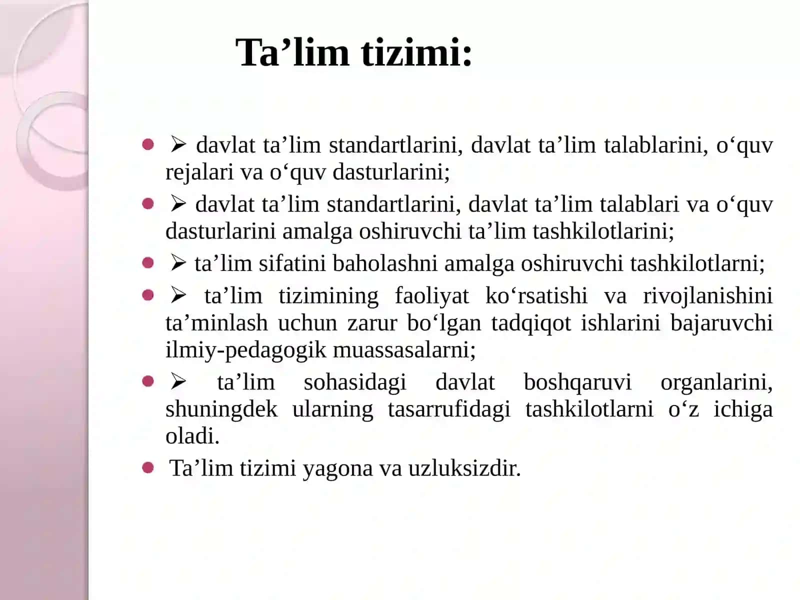 O’ZBEKISTONDA MAKTABGACHA TA’LIM TIZIMIDAGI ME’YORIY ASOSLARI 4