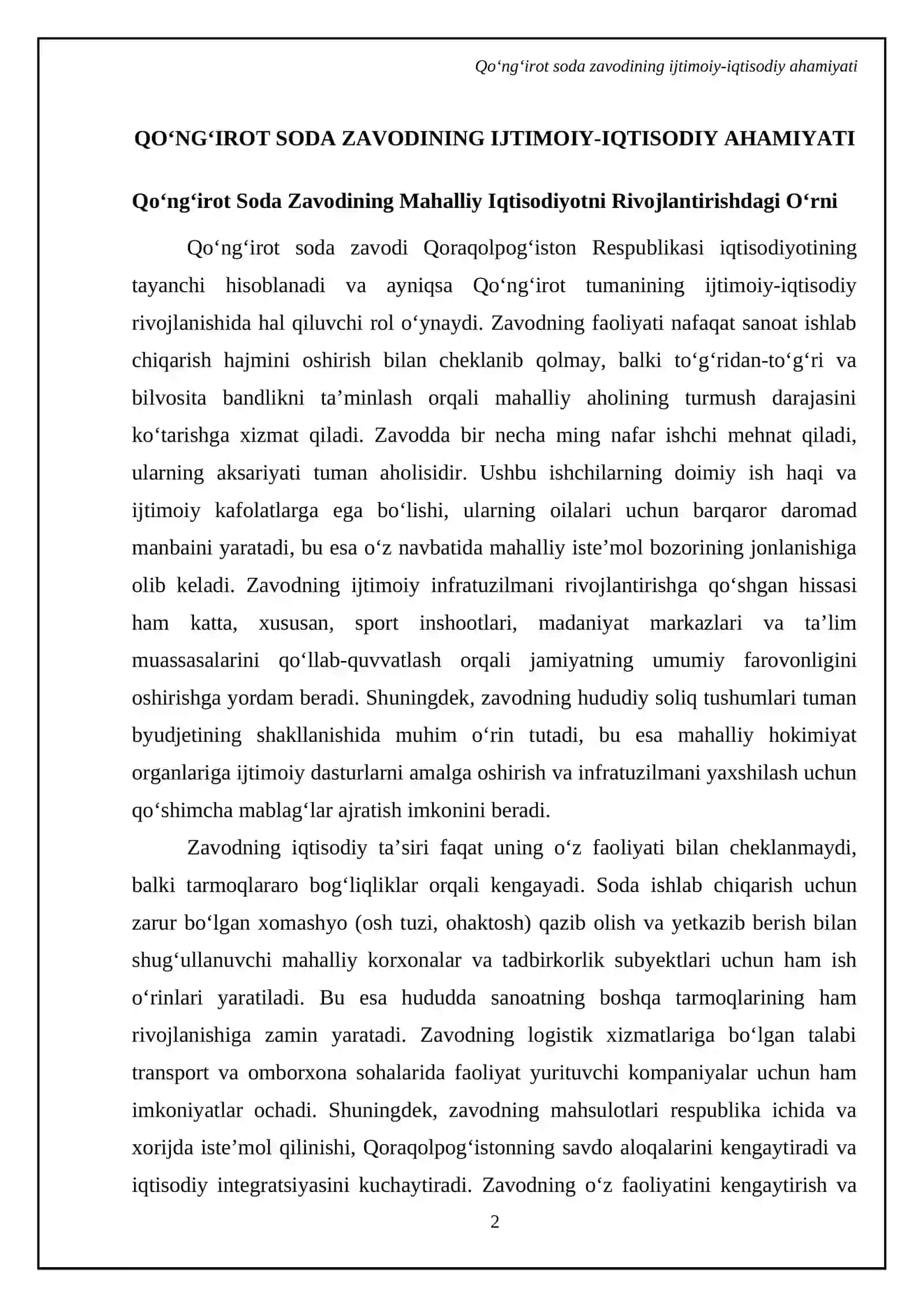 Qoraqolpogʻiston Respublikasi Qoʻngʻirot tumanidagi Soda Zavodi 4