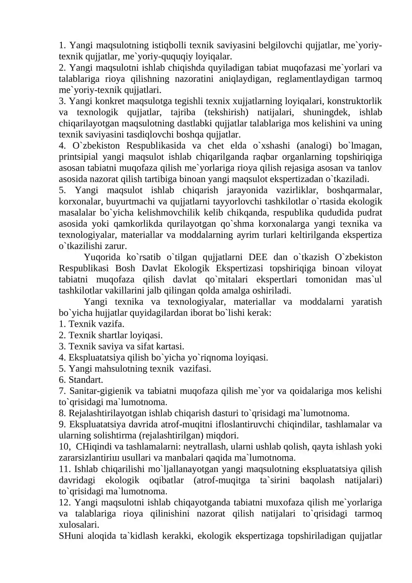 Davlat ekologik ekspertizasi.monitoring va uning turlari 4