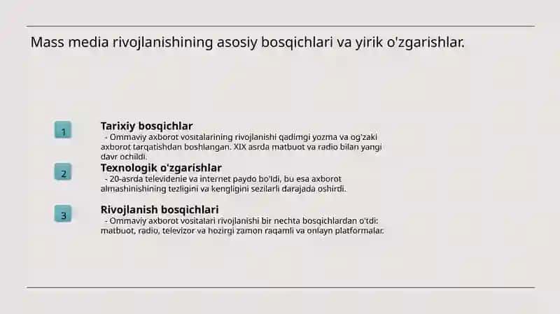 Ommaviy axborot vositalari 4