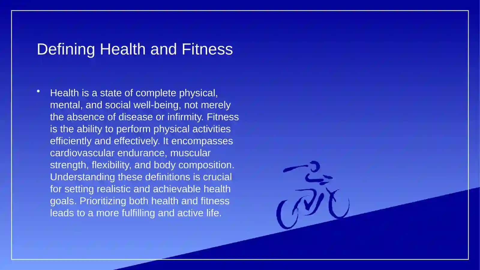Health and Fitness 4