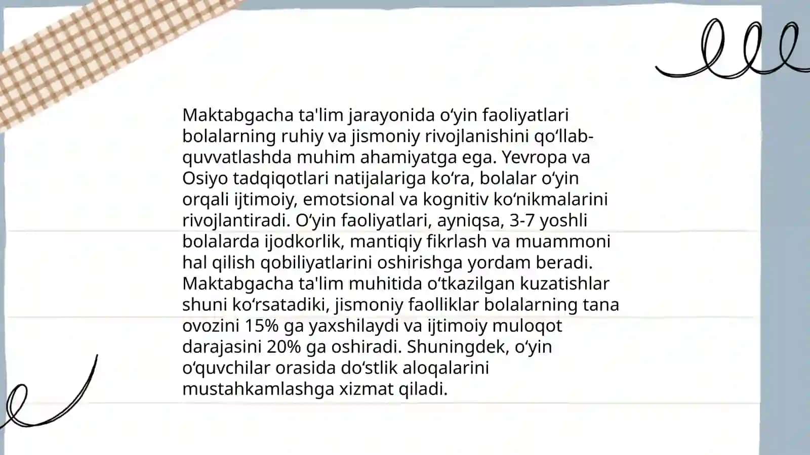 Maktabgacha ta'lim tashkilotida pedagogik jarayoni tashkil etish 4