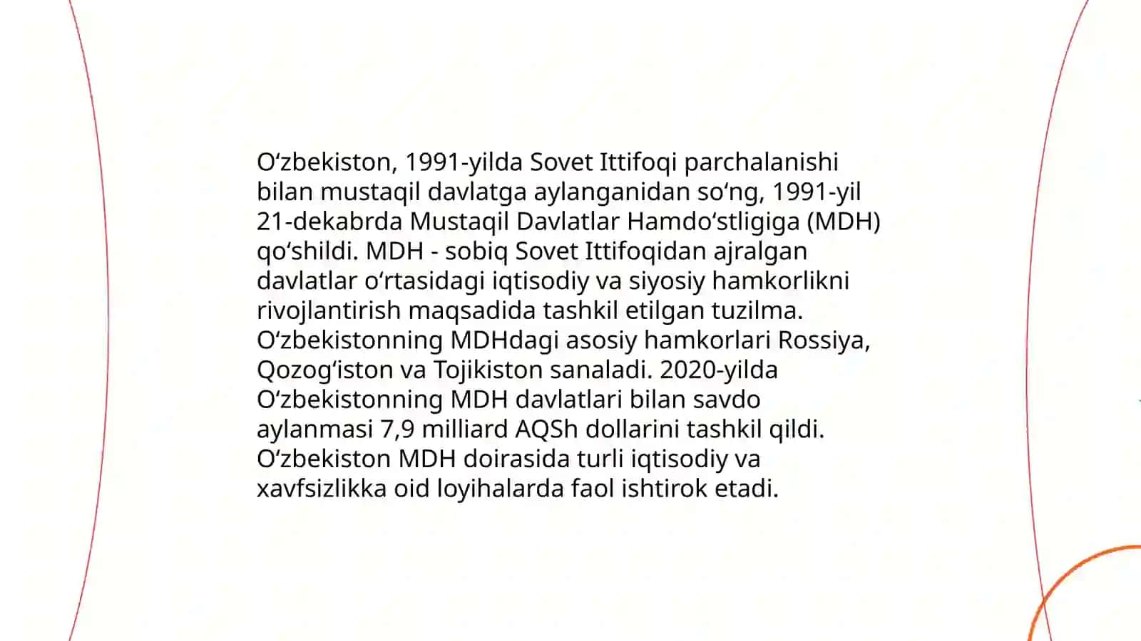 Oʻzbekistonning xalqaro tashkilotlar bilan hamkorlik aloqalari 4