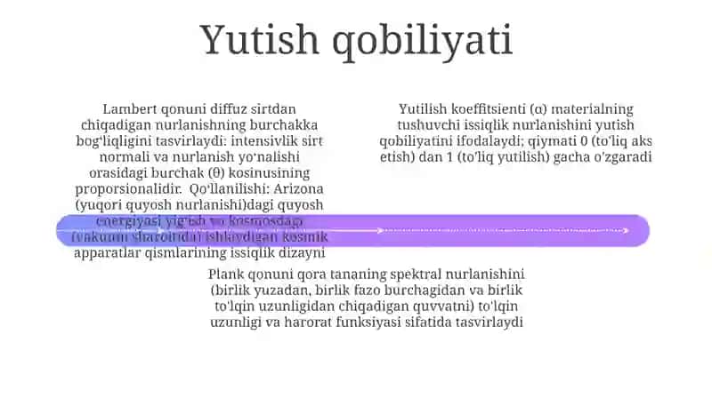 Issiqlik nurlanish qonunlari 4