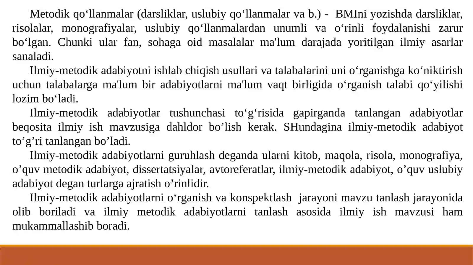 Manbalarvaadabiyotbilanishlash 4