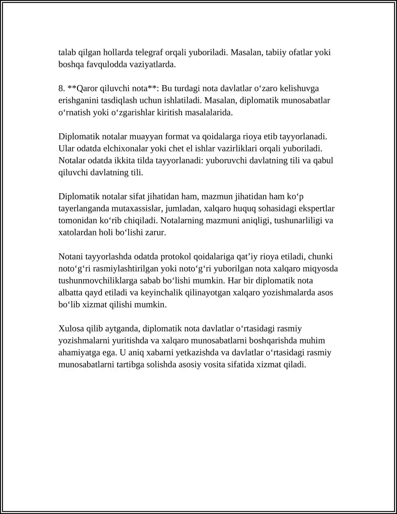 DIPLOMATIK NOTA 4