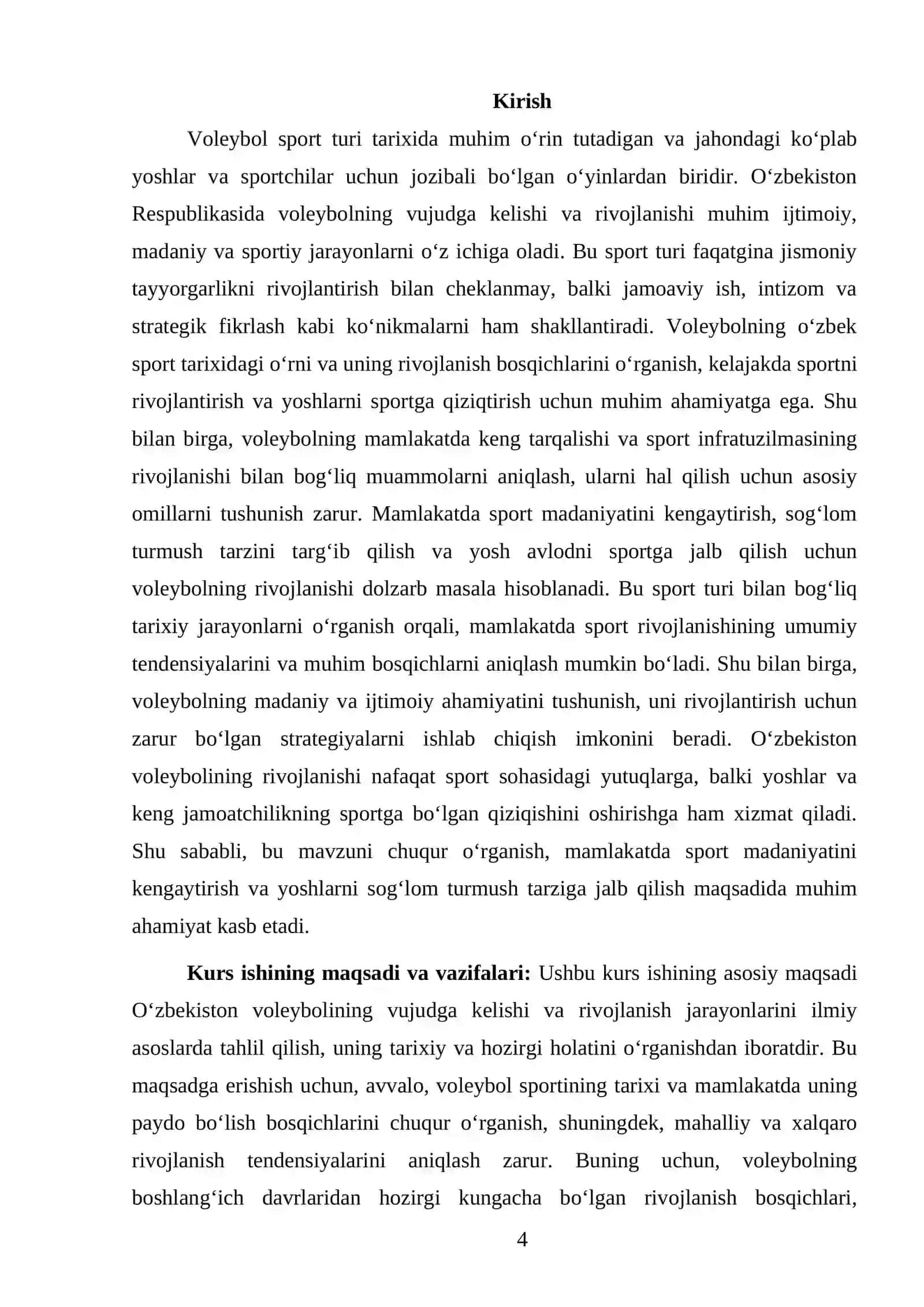 Voleybolning O'zbekistonda vujudga kelishi va rivojlanishi 4