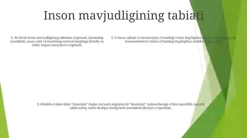 Insoniyat Falsafasi Uning Yaralishi Odam Va Ruh Tòliq Tushunchalari 4