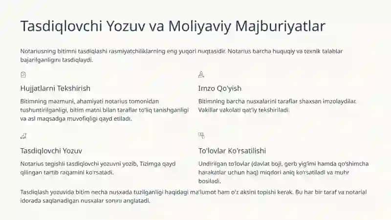 Bitimlarni Tasdiqlashning Huquqiy Asoslari va Tartibi 4