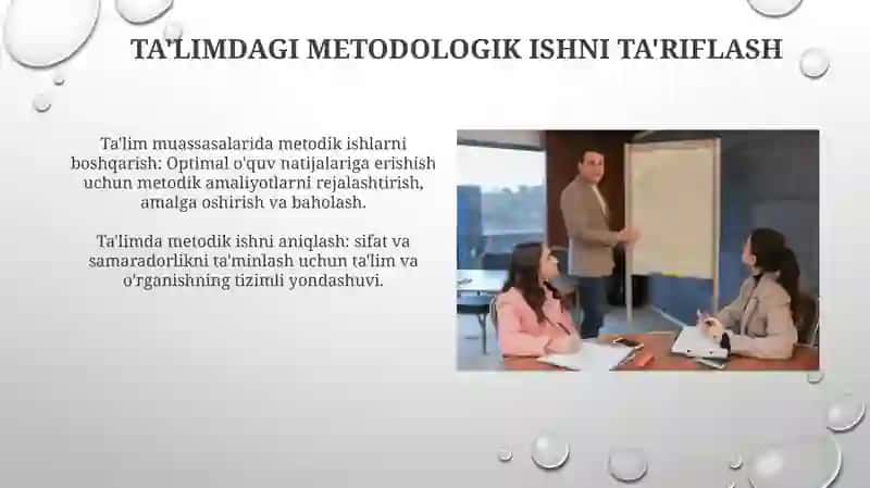 Metodologik ishlar boshqarish 4