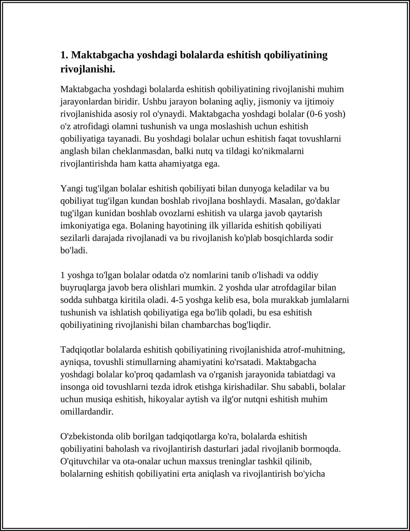 MAKTABGACHA SURDOPEDAGOGIKA FANINING PREDMETI VA VVAZIFALARI 4