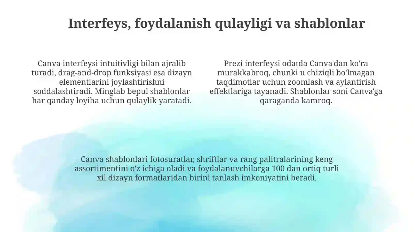 Canva,Prezi - onlayn platformalari 4
