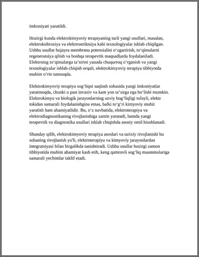 ELEKTROKIMYOVIY DAVOLASH VA DIAGNOSTIKA USULLARI 4