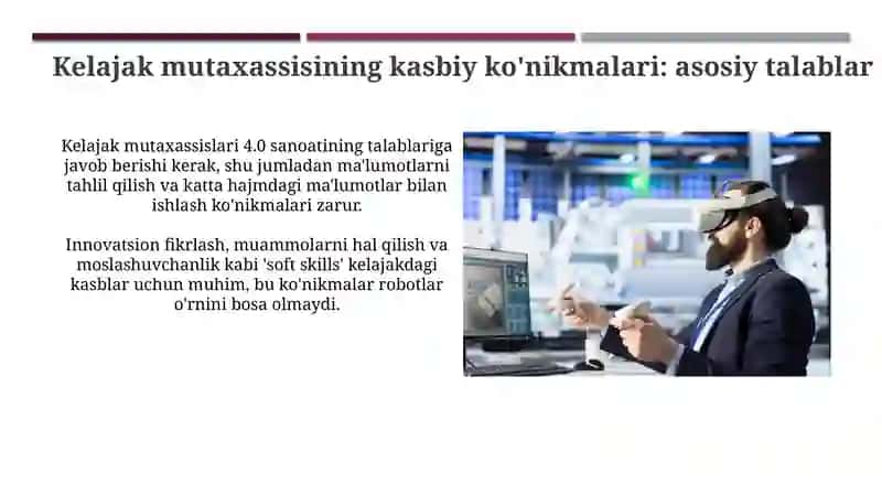 Boʻlajak mutaxassisning kasbiy koʻnikmalarini rivojlantirish texnalogiyalari 4