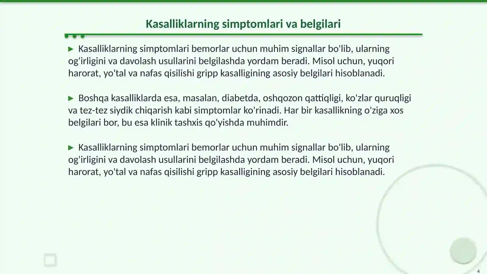 Kasallanish turlari va ularni oʻrganish usullari 4