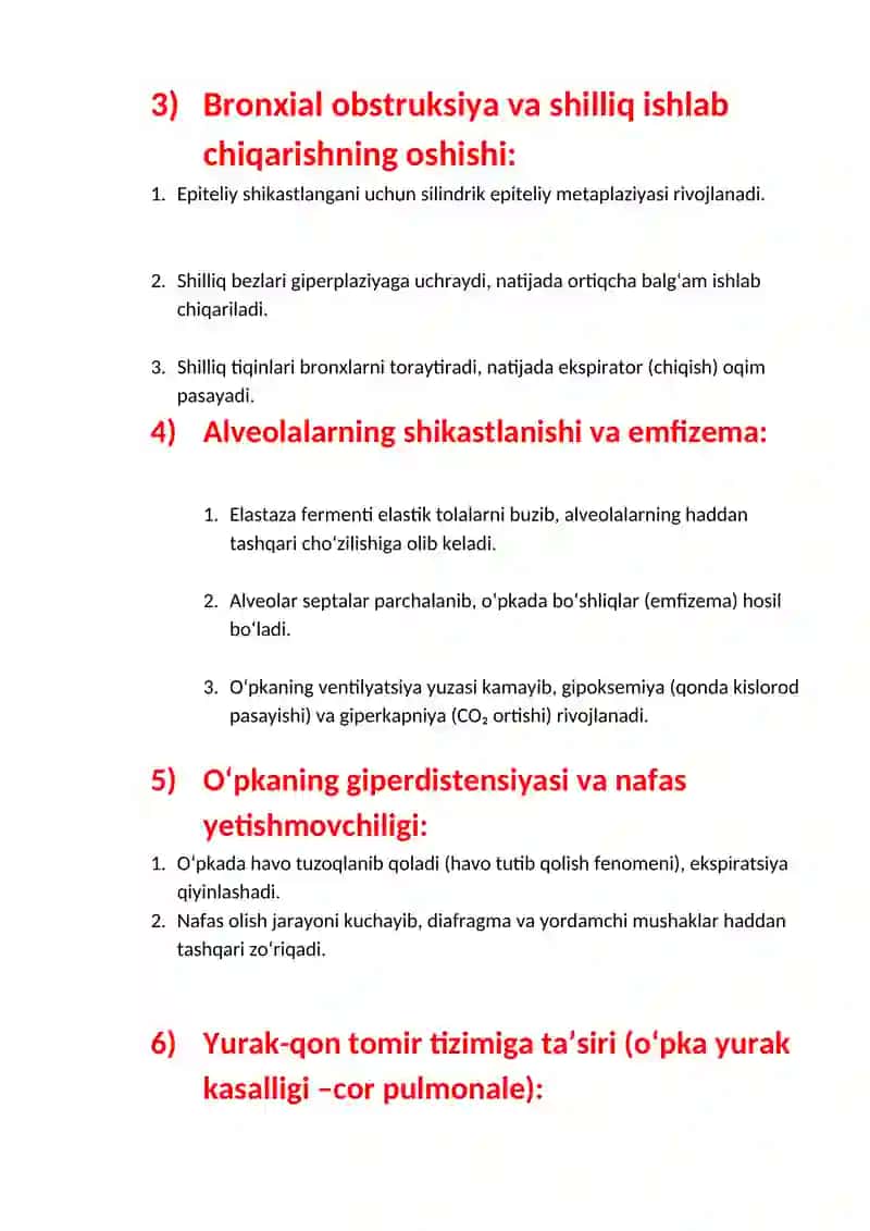 Kronik obstruktiv o‘pka kasalligi (KO‘OK) 4