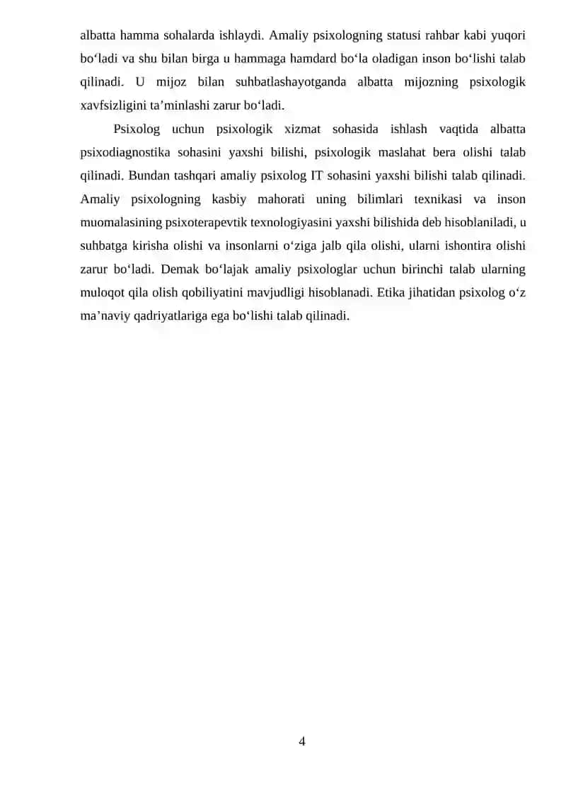 OLIY TA'LIM PSIXOLOGINING TALABALAR BILAN 4
