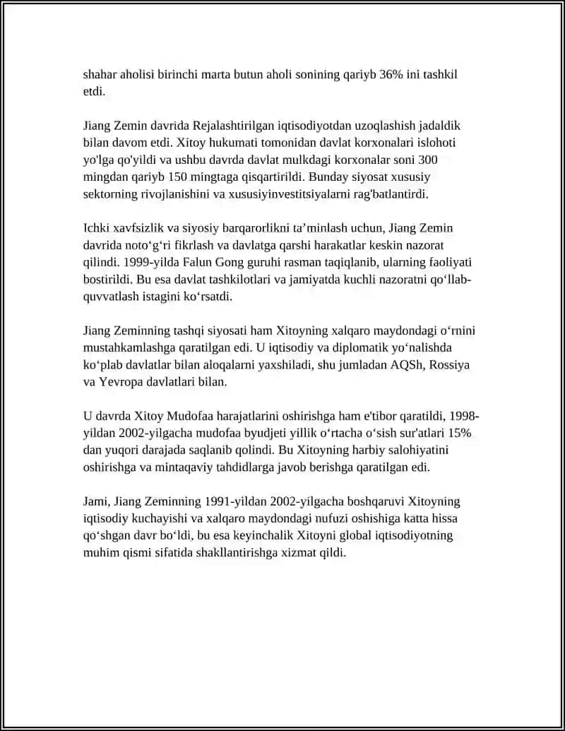 XITOY XALQ RESPUBLIKASI 1991-2017-YILLARDA 4