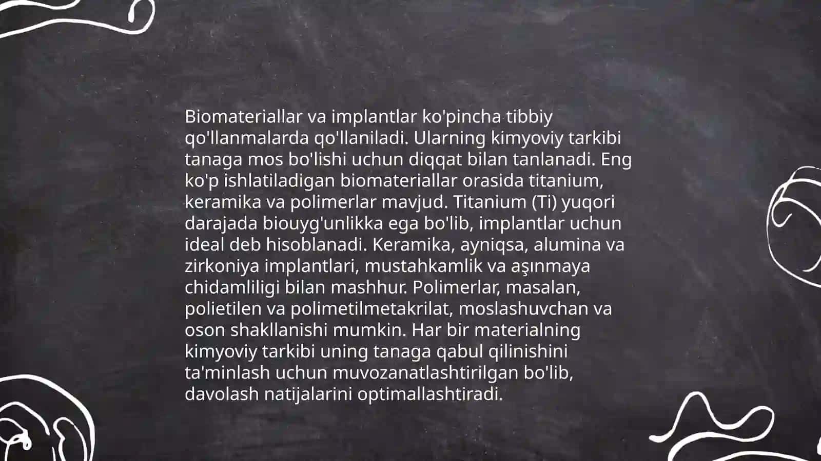 Meditsina sohasida kimyoning yutuqlari 4
