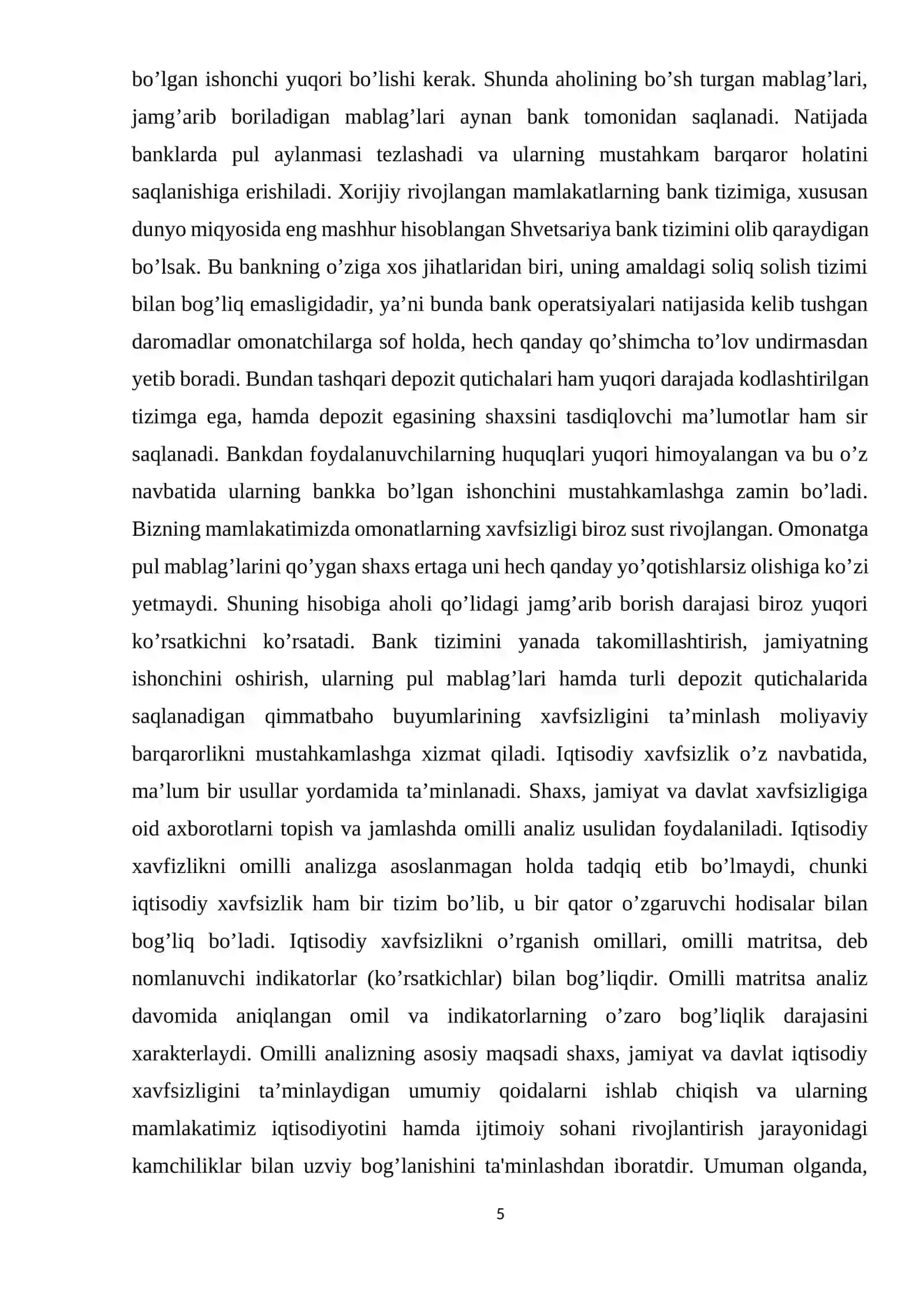 Shaxsning iqtisodiy xavfsizligini ta`minlashning ustuvor yo`nalishalari 4