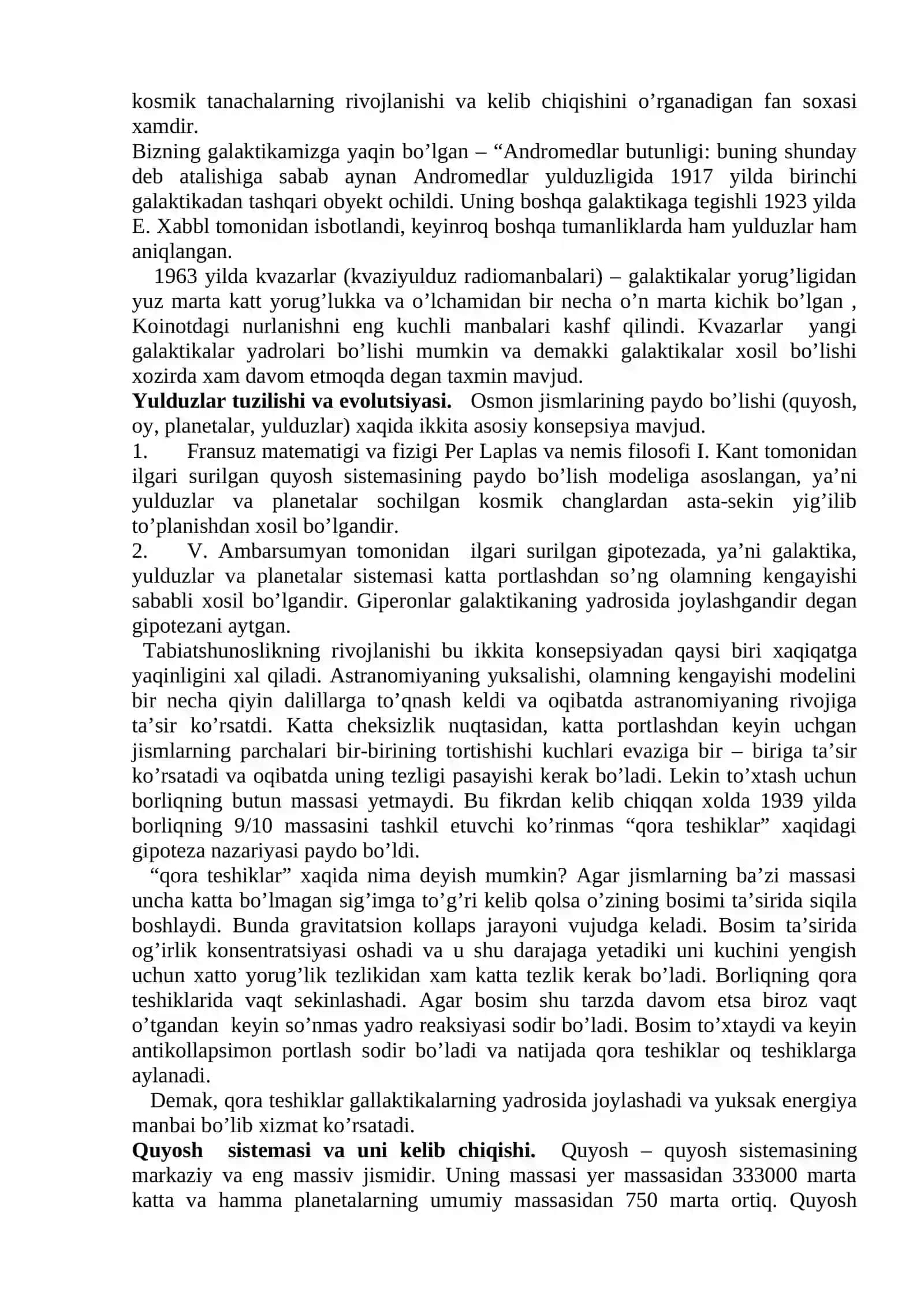 Yerda hayotning paydo bo’lishi va rivojlanishi 4